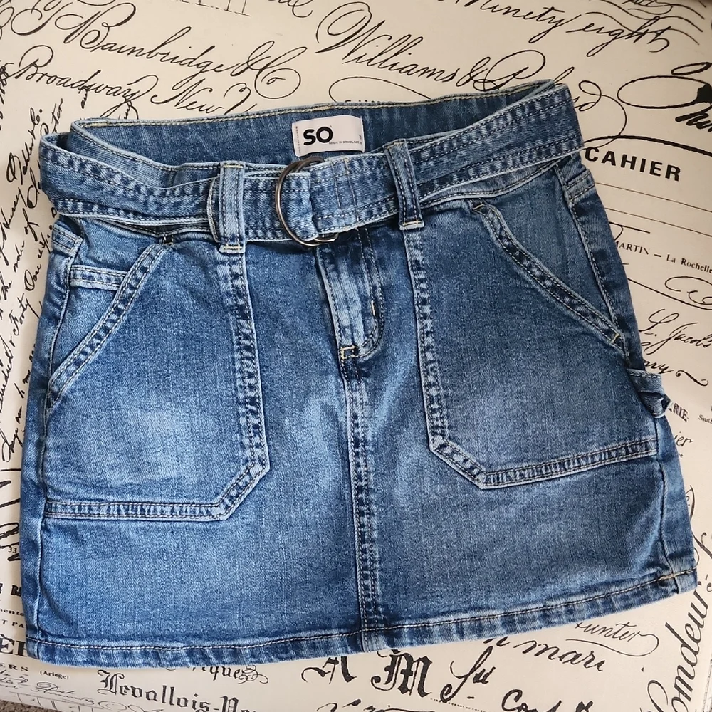 Girls Denim Skirt